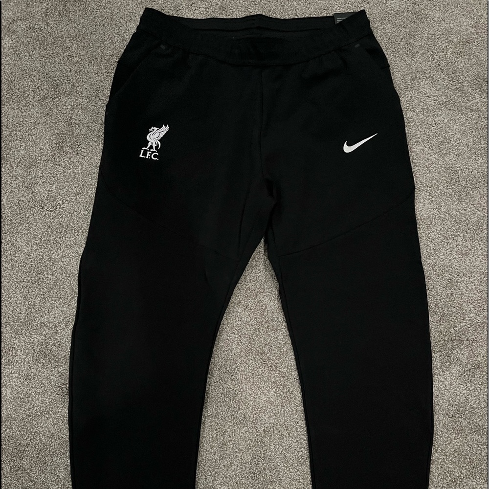 Nike Black Training pants. XL.  Weather resistant.  New with tags. Liverpool FC